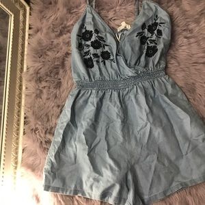 Blue romper